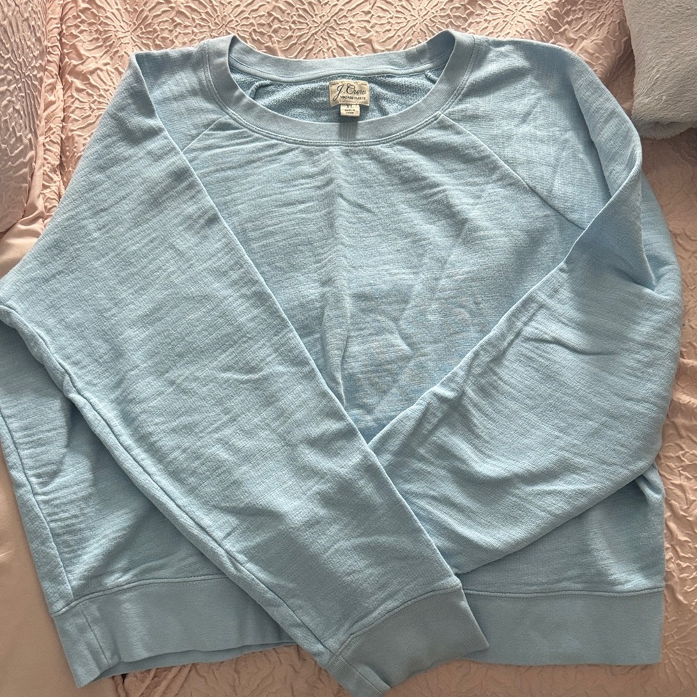 J. Crew Soft Sky Blue Crew Neck Sweater